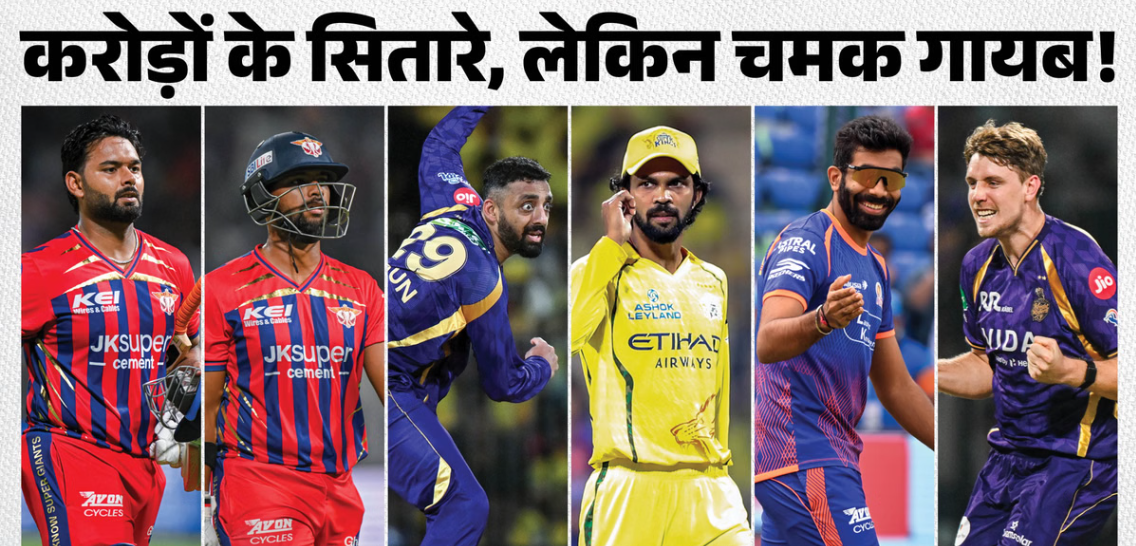 Top IPL 2026 Expensive Flop Players